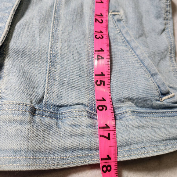 Cat & Jack jean denim vest jacket sz L - Picture 6 of 6